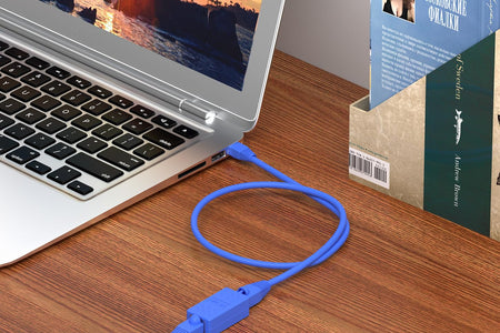 RJ45 Coupler Female to Female Ethernet Coupler for Cat7/Cat6/Cat5/Cat5E Network Cable Extender Adapter RJ45 in Line Coupler (Blue5 Pack)