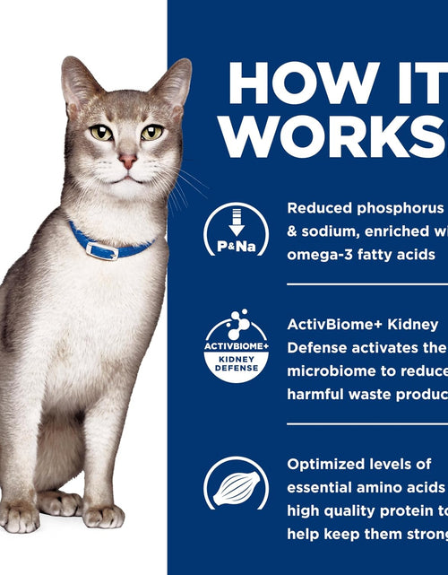 Load image into Gallery viewer, Hill'S Prescription Diet K/D Kidney Care Ocean Fish Dry Cat Food, Veterinary Diet, 4 Lb. Bag

