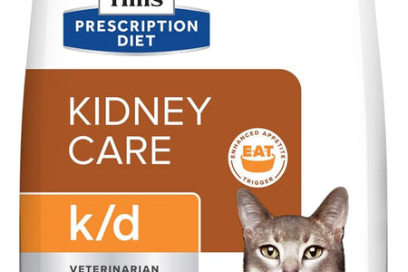 Hill'S Prescription Diet K/D Kidney Care Ocean Fish Dry Cat Food, Veterinary Diet, 4 Lb. Bag