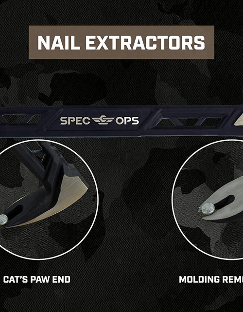 Load image into Gallery viewer, Tools 10" Nail Puller Cats Paw Pry Bar, High-Carbon Steel, 3% Donated to Veterans,
